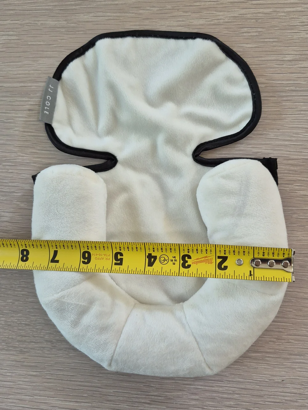 JJ Cole White Baby Head Support Pillow
